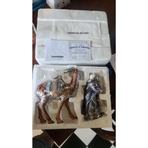 Thomas Kinkade Nativity Set – King Balthazar & Camel – Mint w/ COA